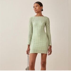 Reformation Dee Dee Dress in Mint